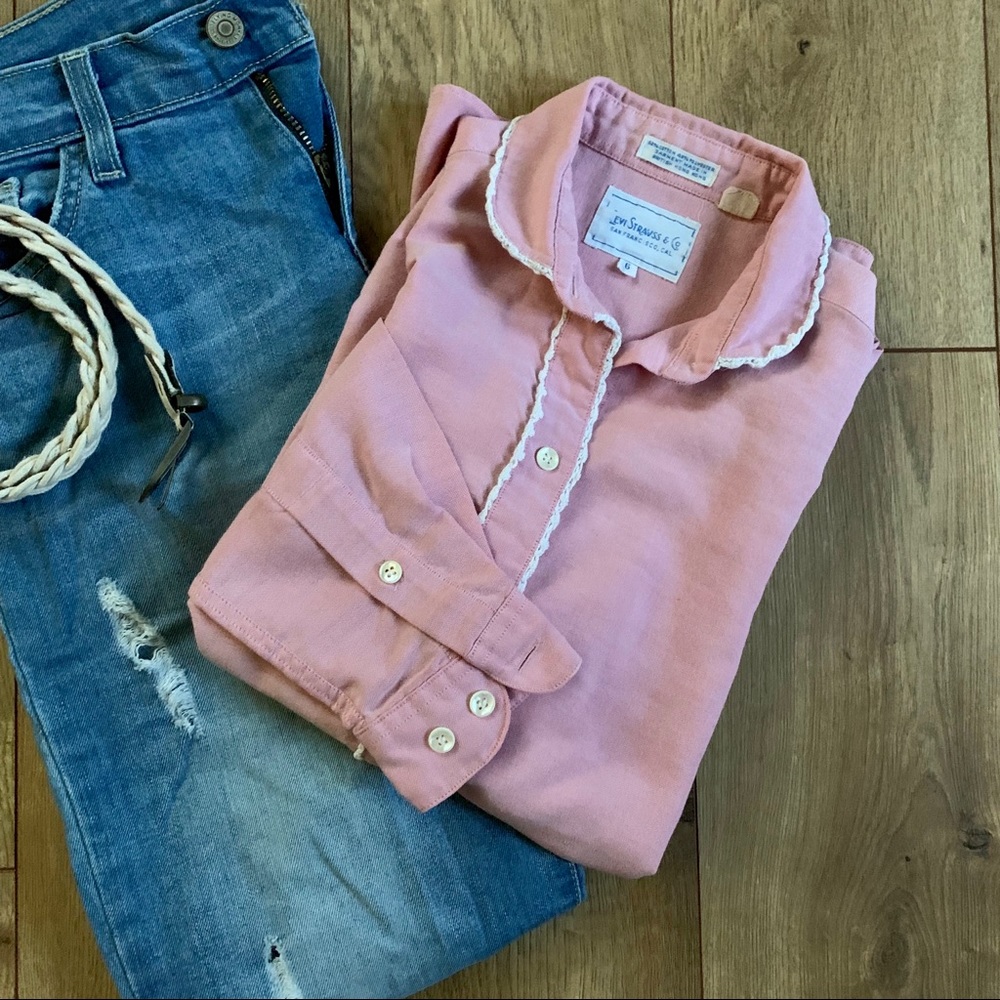 Vintage Levi Strauss pink blouse
